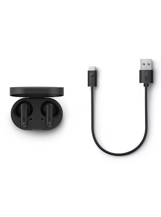 Audífonos Bluetooth True Wireless Philips TAT1138 BK Negro
