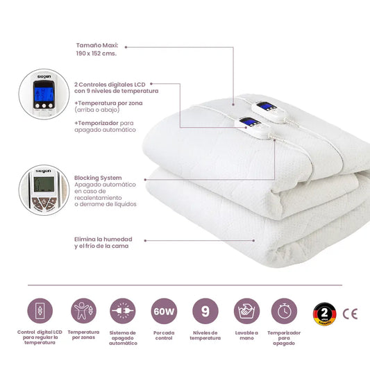 Calientacama Matrimonial Maxi SG-5501