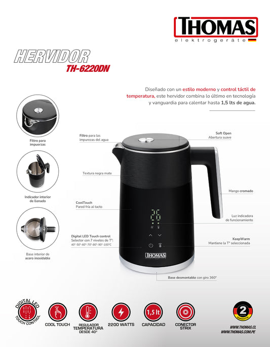 Hervidor Thomas TH-6220DN