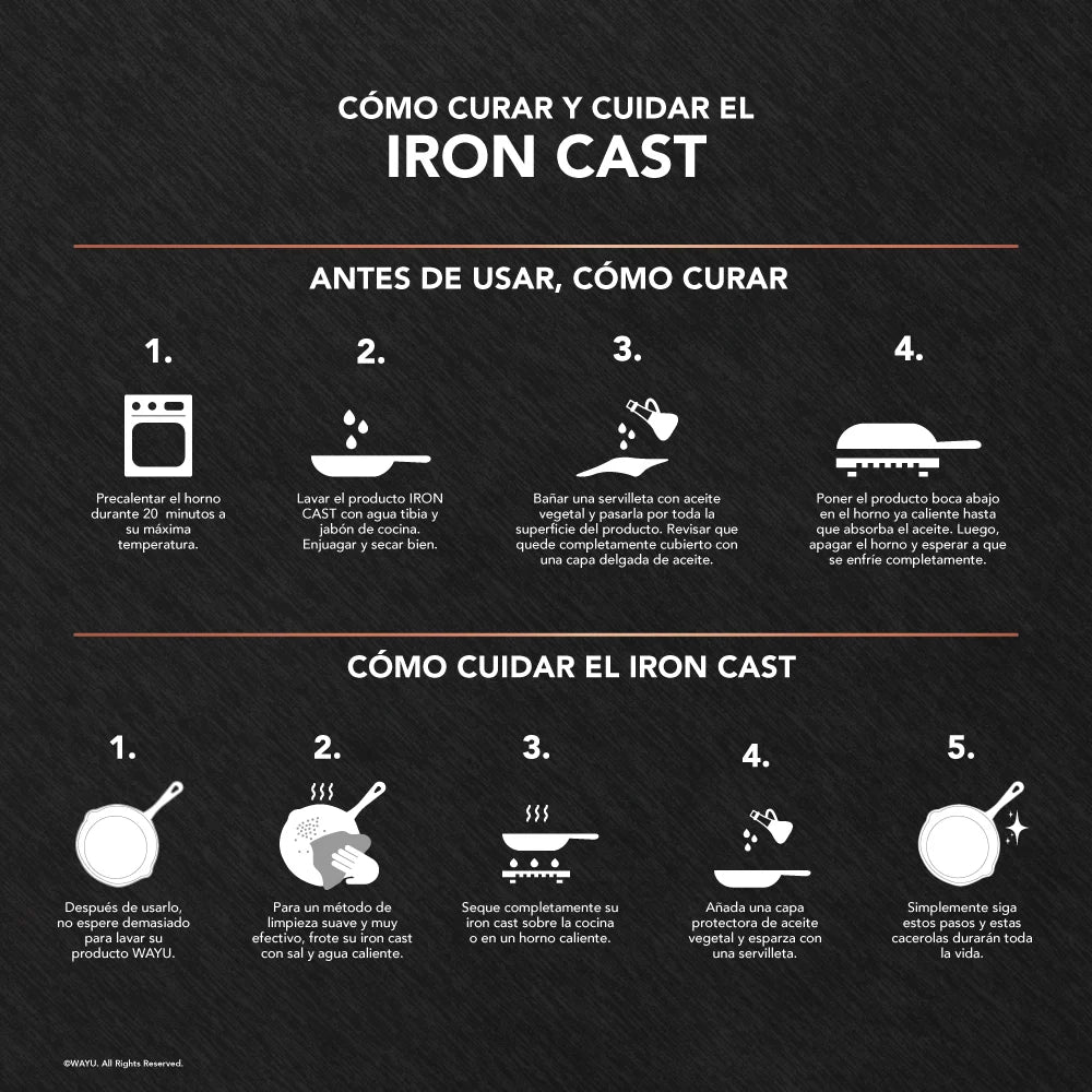 Mini Olla de Hierro Fundido 10 cm Iron Cast Wayu