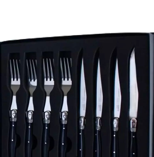 Set cubiertos 8PCS Black Wayu