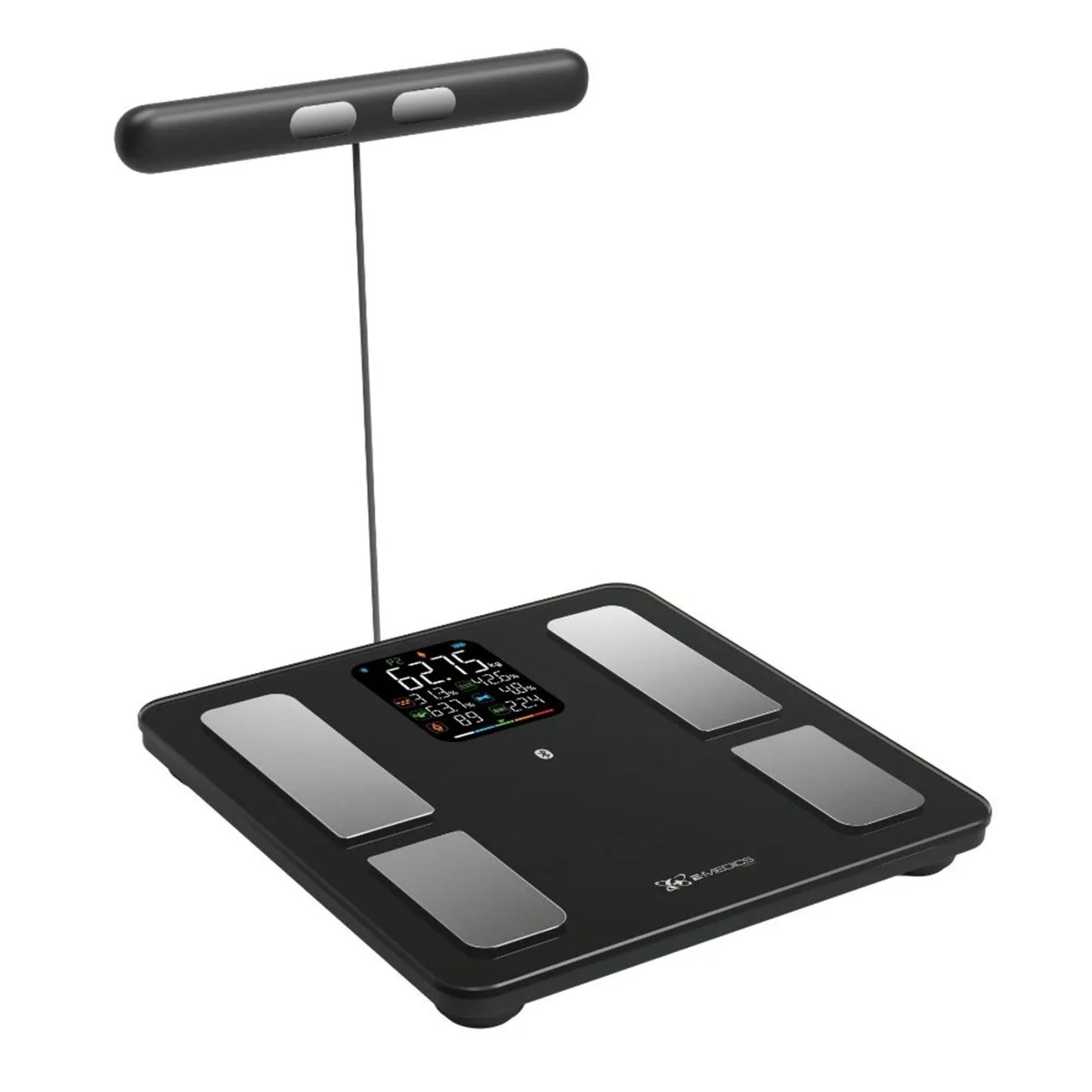 Balanza Pesa Digital Inteligente Electron App BT EM-04 Negra 15 aps