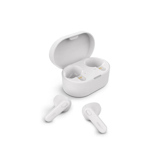 Audífonos Bluetooth True Wireless Philips TAT1138 WT Blanco