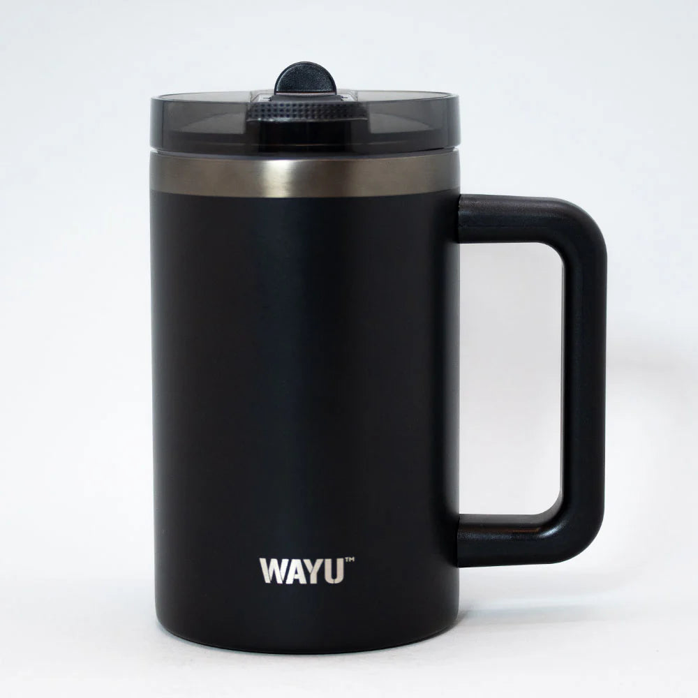 Mug Black Insulated 650ML Wayu