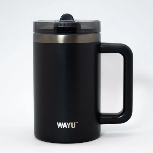 Mug Black Insulated 650ML Wayu