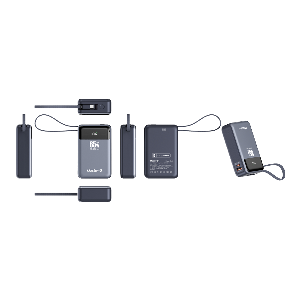 Cargador Portátil 20.000mAh Master-G (UCP20PD65D)