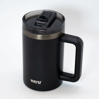 Mug Black Insulated 650ML Wayu
