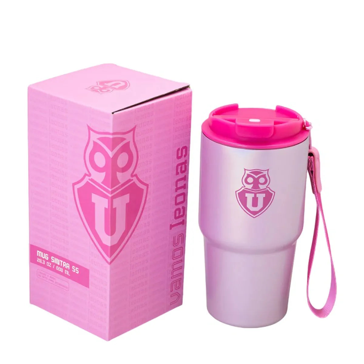 Mug Strap Sintra 600ML Pink U de Chile
