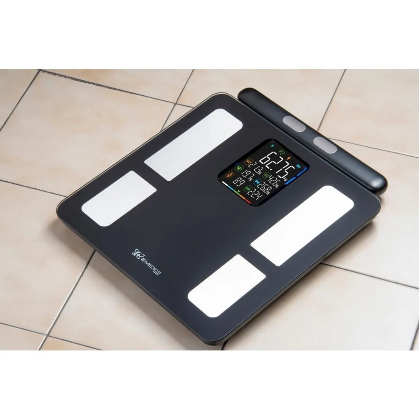 Balanza Pesa Digital Inteligente Electron App BT EM-04 Negra 15 aps