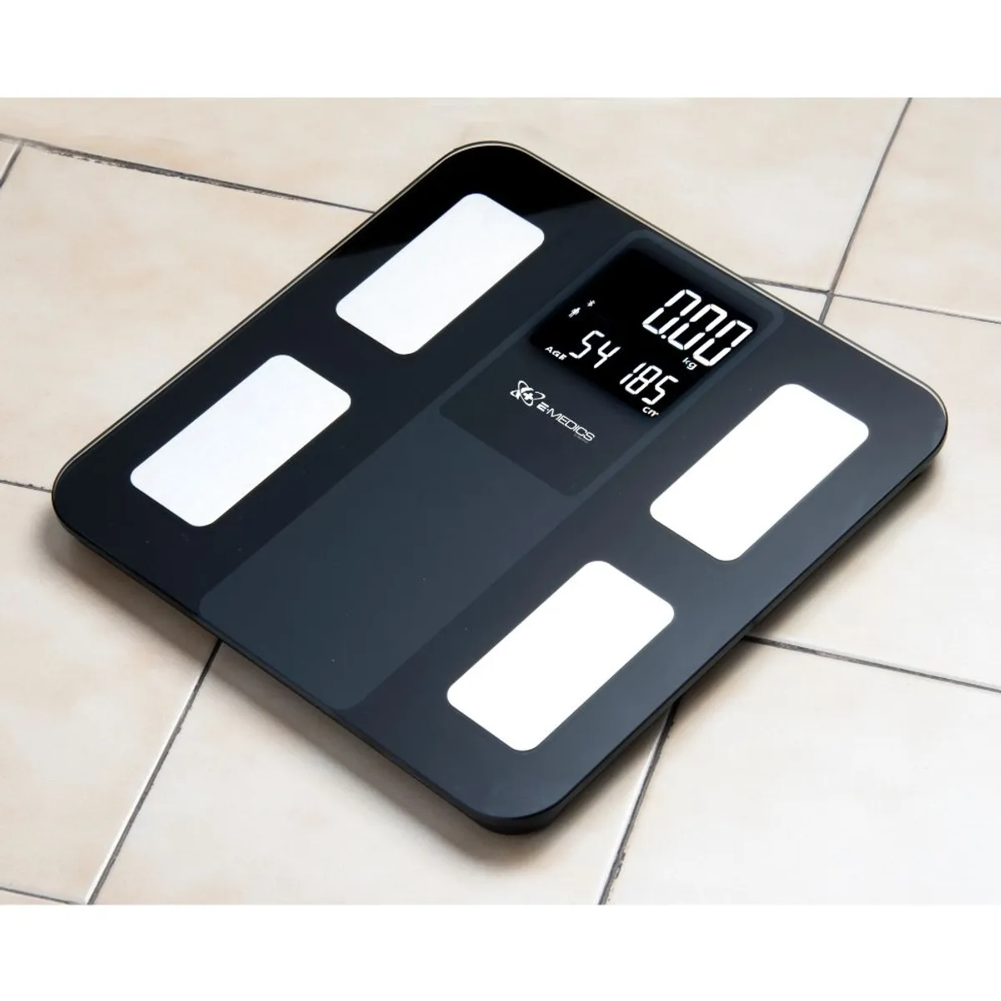 Balanza Pesa Digital Inteligente Electron App BT EM-03 Negra 180 kgs