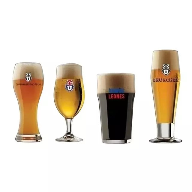 Set 4 Schoperos U. de Chile Collection, Producto Oficial
