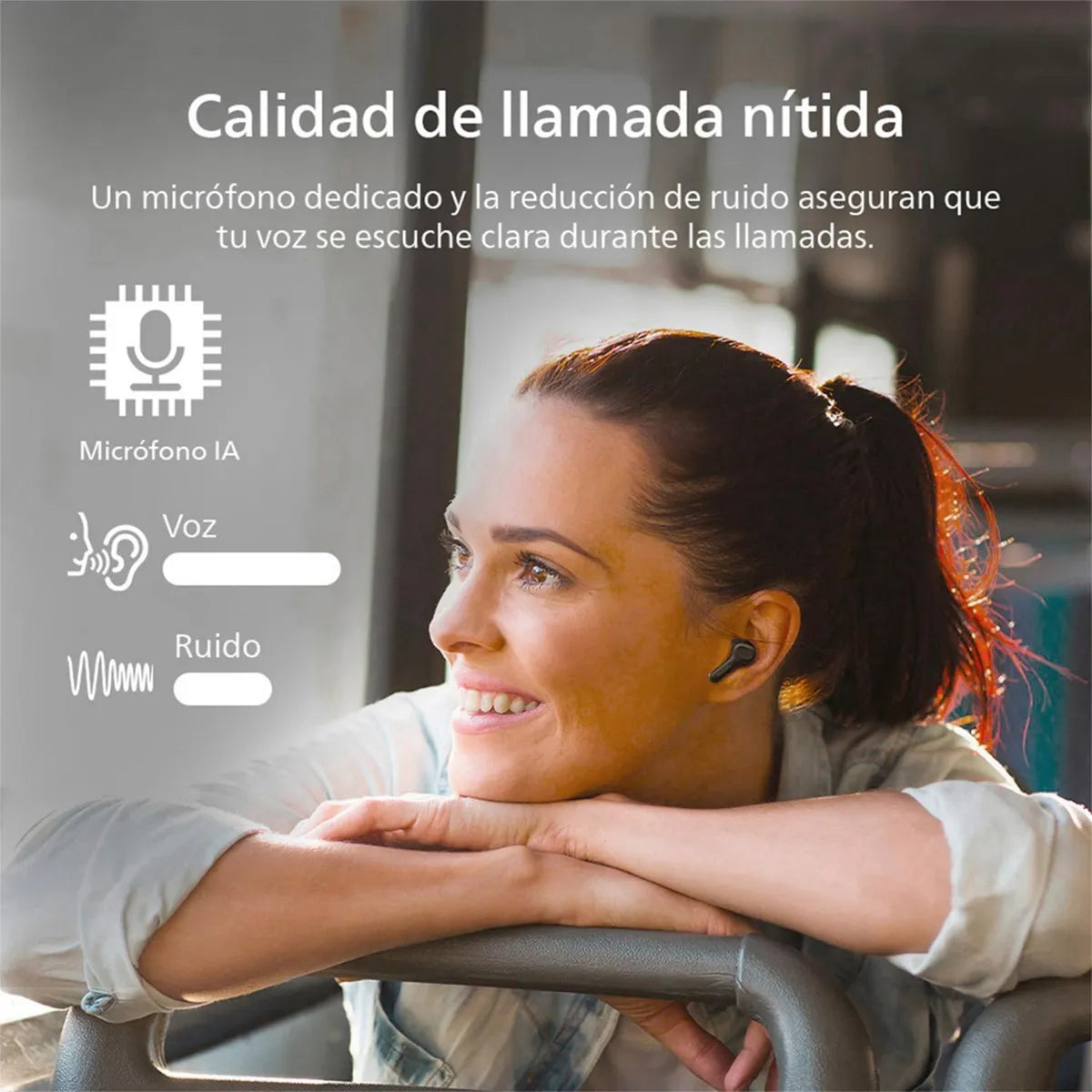 Audifonos Bluetooth Philips TAT1109 TWS Negro