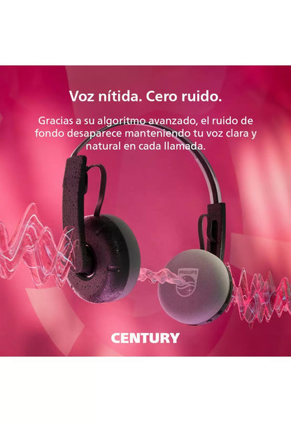 Audífonos Bluetooth Philips Ringo TAH2000BK Negro
