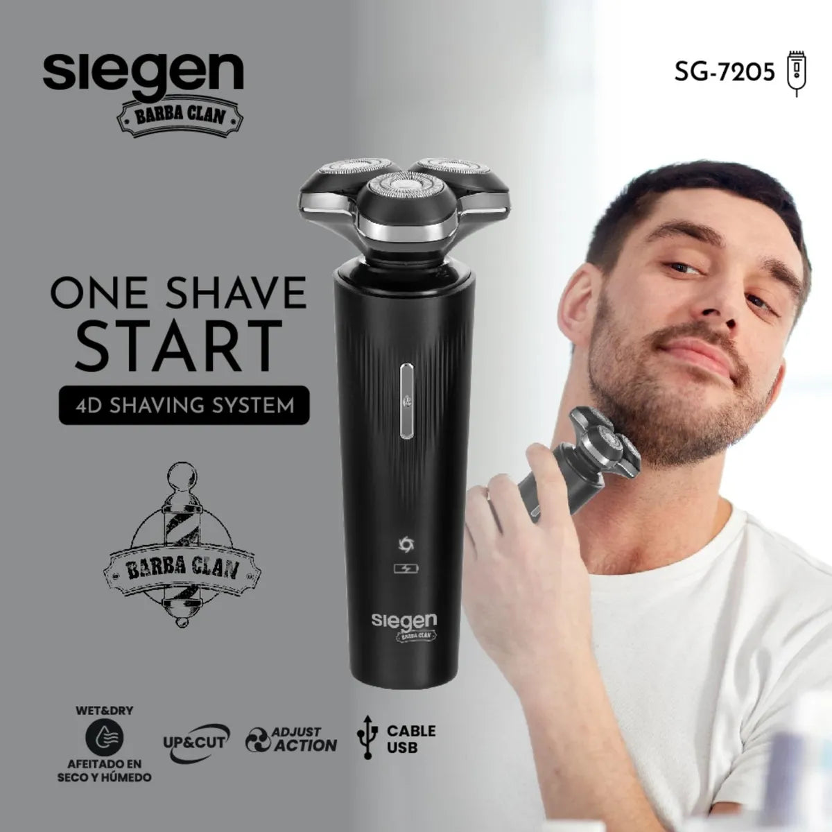 Afeitadora One Shave Start 4D SG-7205