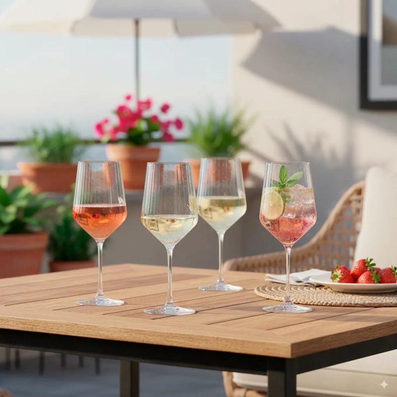 Set 4 Copas 500ML Zaphire Glasso