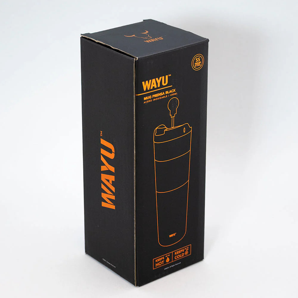 Mug Prensa Black 450ML Wayu