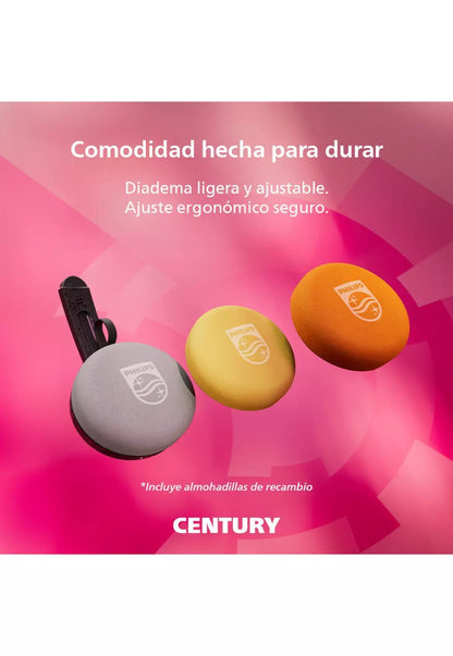 Audífonos Bluetooth Philips Ringo TAH2000BK Negro