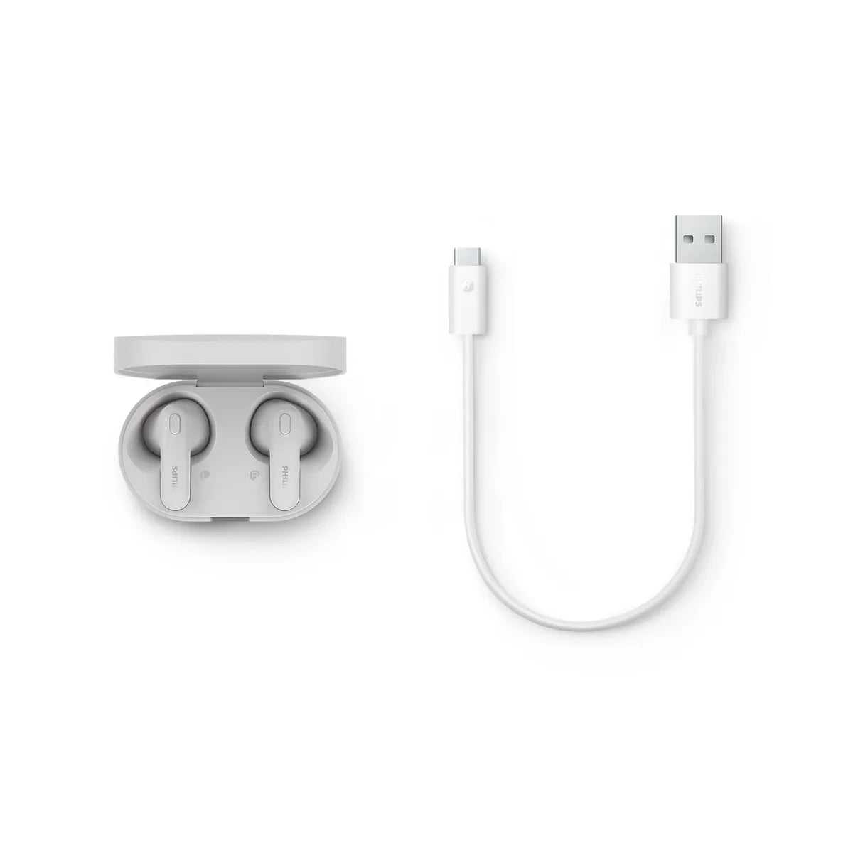 Audífonos Bluetooth True Wireless Philips TAT1138 WT Blanco