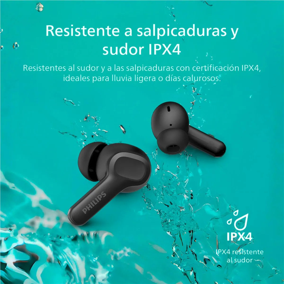 Audifonos Bluetooth Philips TAT1109 TWS Negro