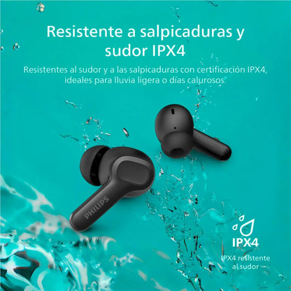 Audifonos Bluetooth Philips TAT1109 TWS Negro