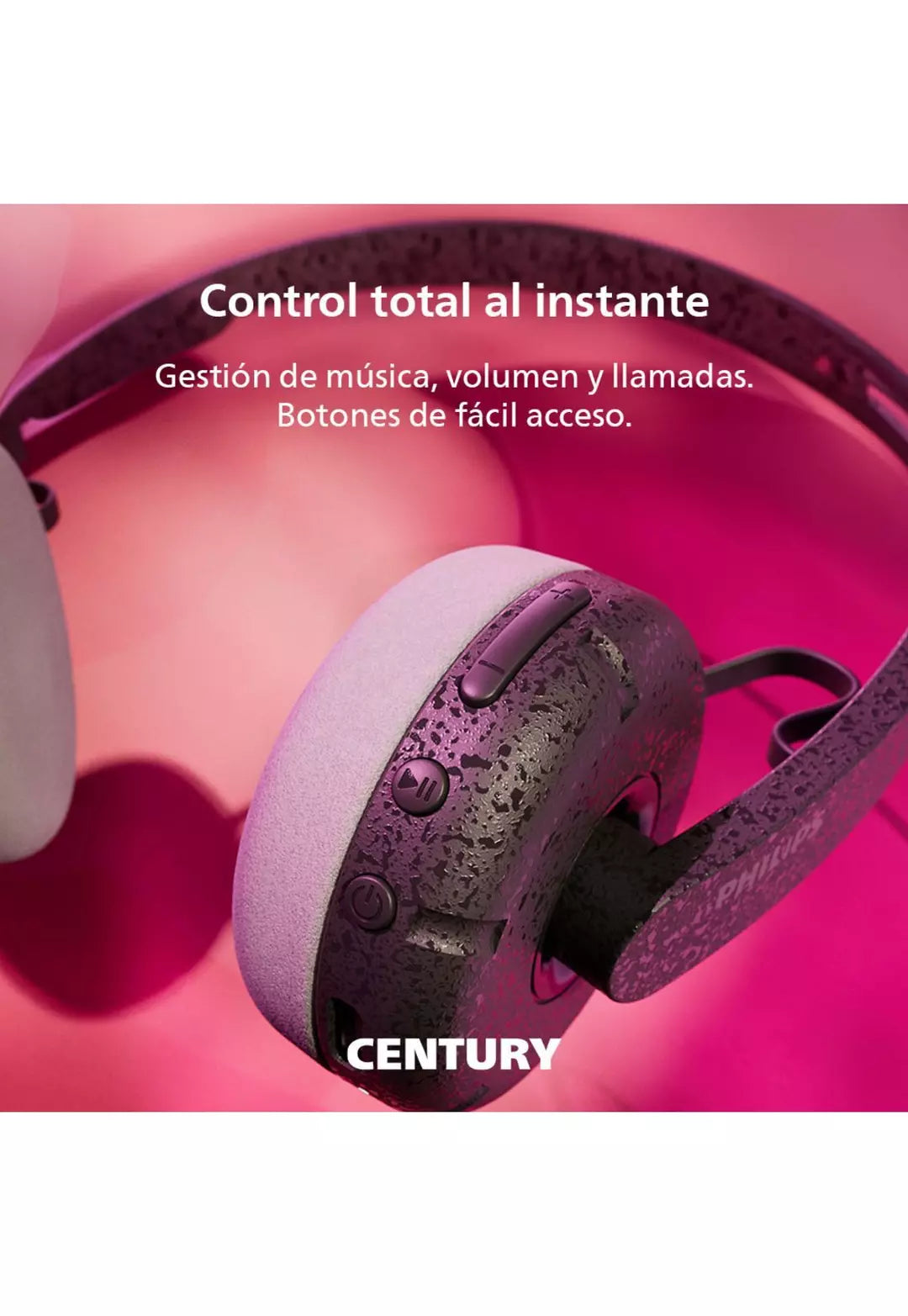 Audífonos Bluetooth Philips Ringo TAH2000BK Negro
