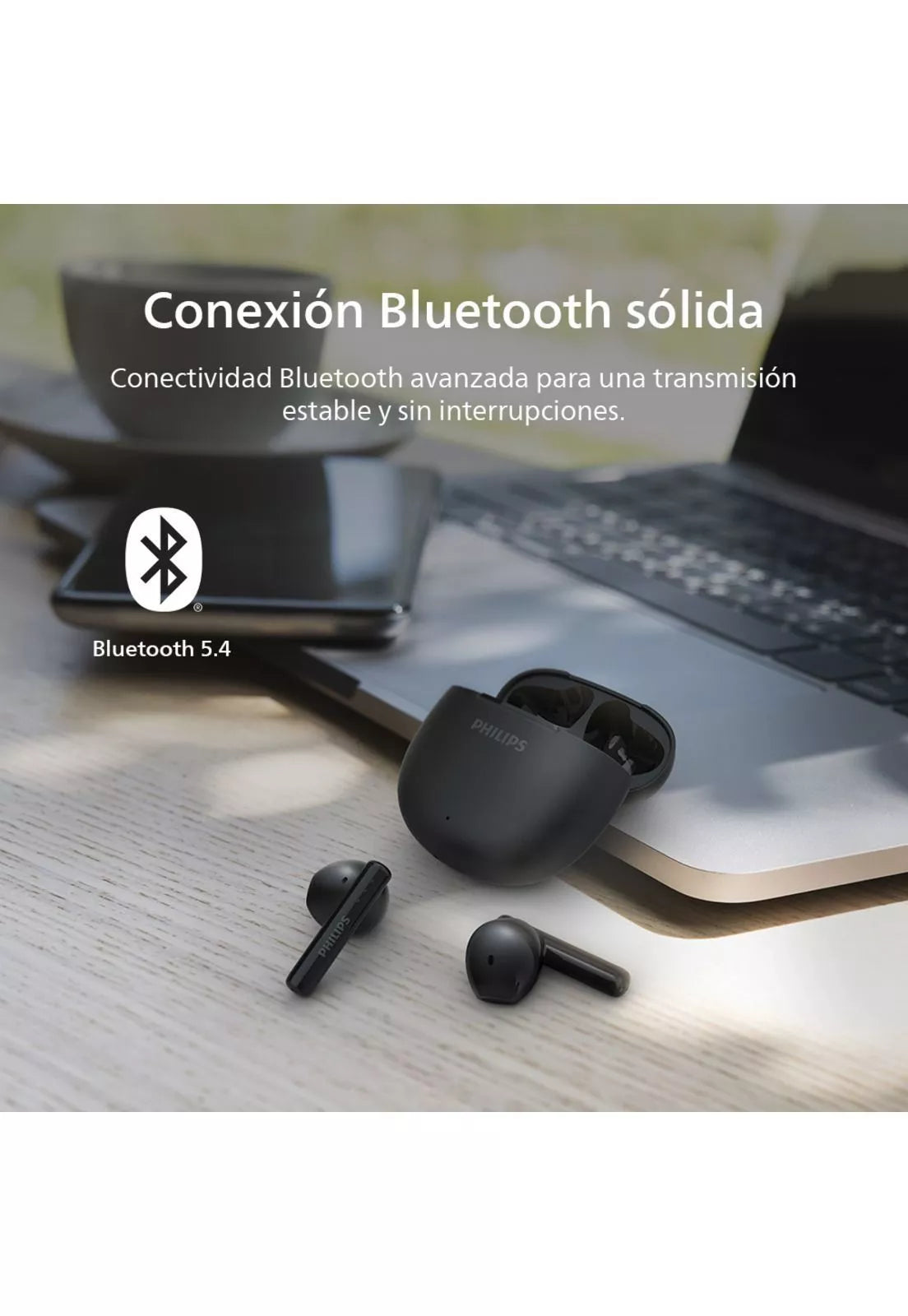 Audifonos Bluetooth Philips TAT1139 TWS Negro