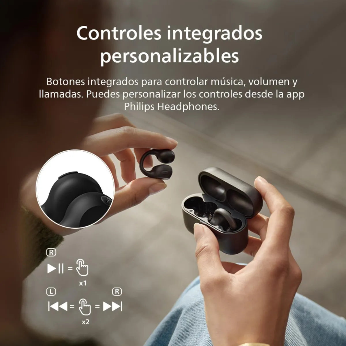 Audífonos Tw Open-Ear TAQ2000 Philips