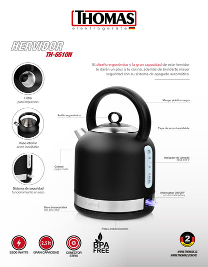 Hervidor Thomas TH-6510N