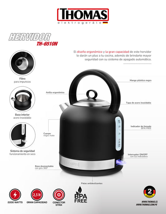 Hervidor Thomas TH-6510N