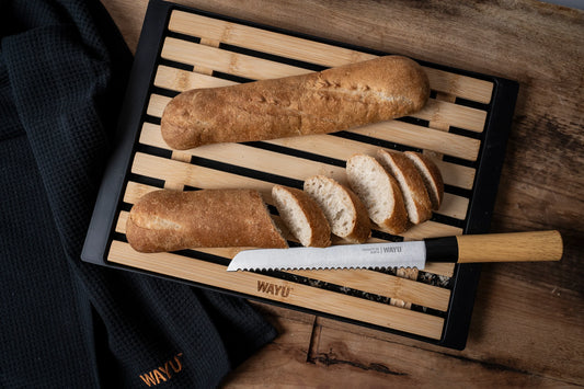 Set Tabla + Cuchillo para Pan Wayu