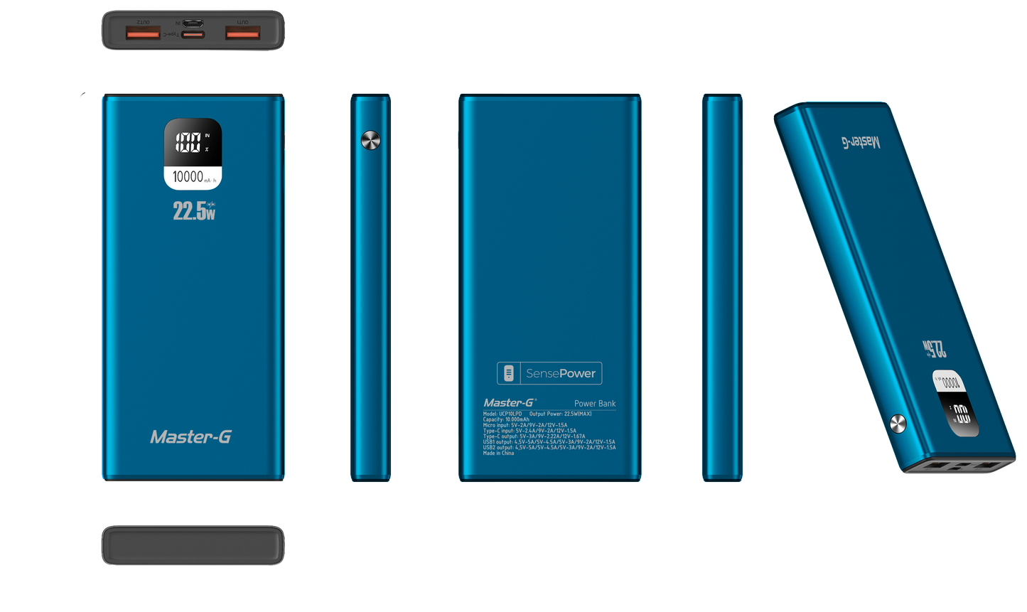 Cargador Portátil Master-G UCP10LPD