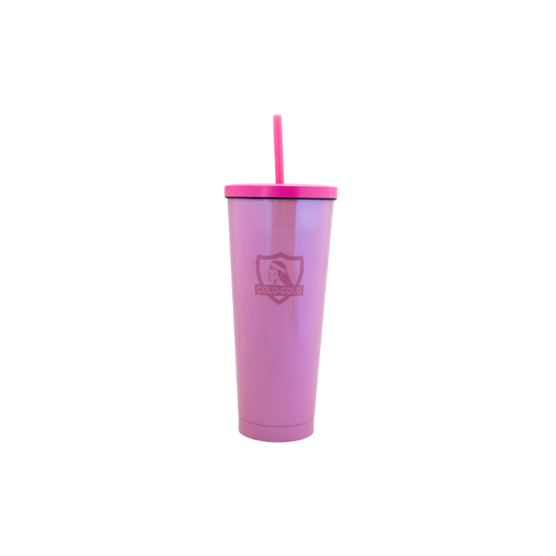 Vaso Tumbler Pink Colo-Colo, Producto Oficial