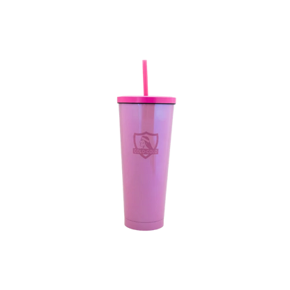 Vaso Tumbler Pink Colo-Colo, Producto Oficial