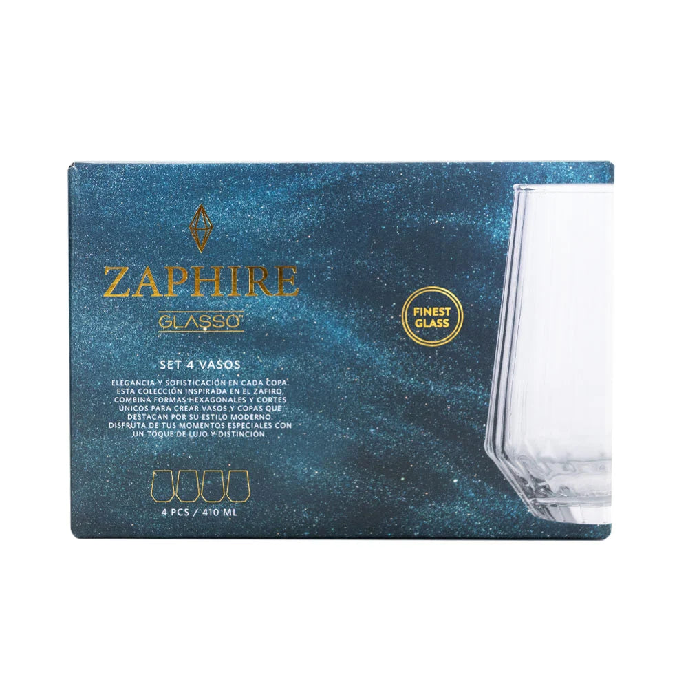 Set 4 Vasos Zaphire 410 ml Glasso