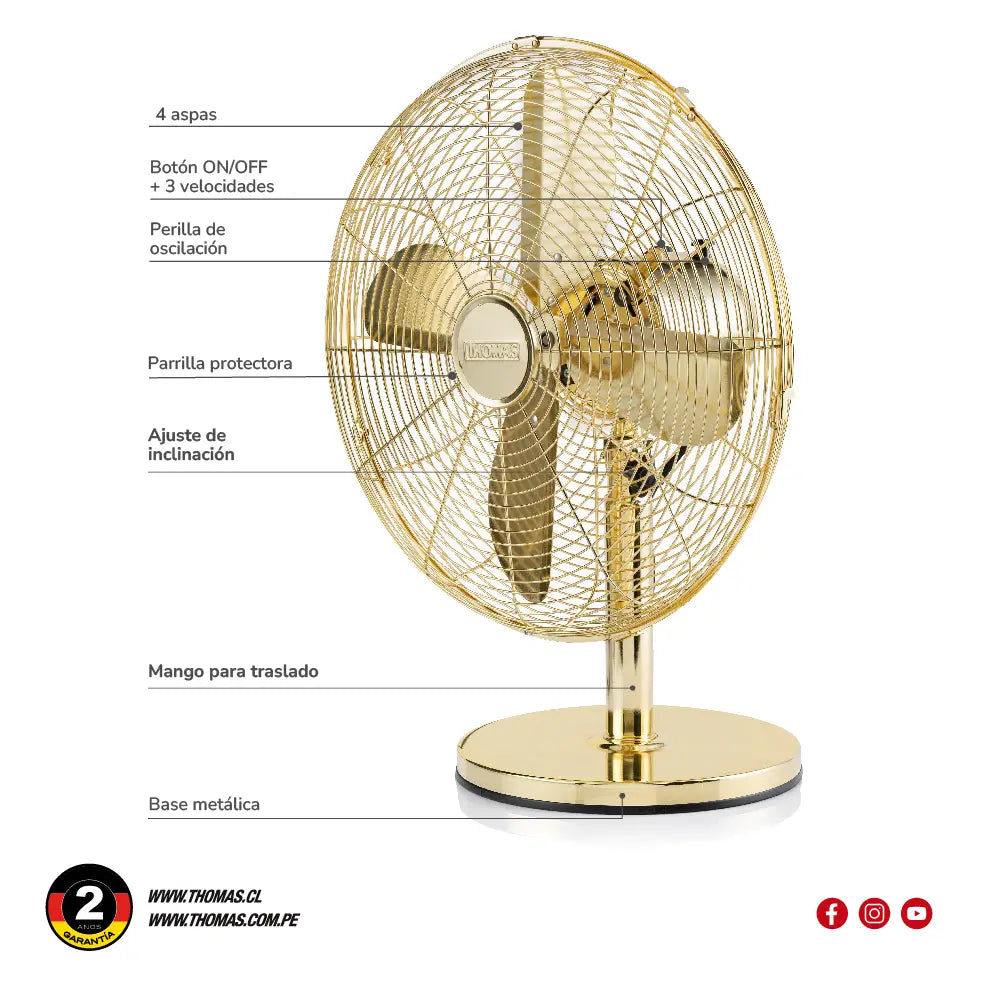 Ventilador Thomas TH-16DM