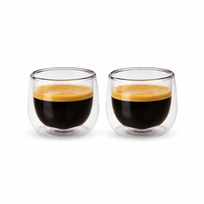Cafetera TH-134B + Set 2 espresso 90ML (Doble pared)
