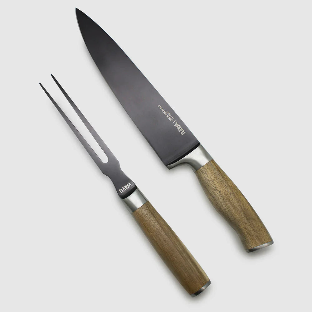 Cuchillo + Tenedor Wayu