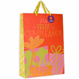 Bolsa de regalo "Feliz Cumpleaños" XL Village