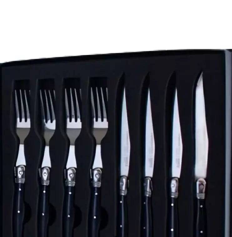 Set cubiertos 8PCS Black Wayu