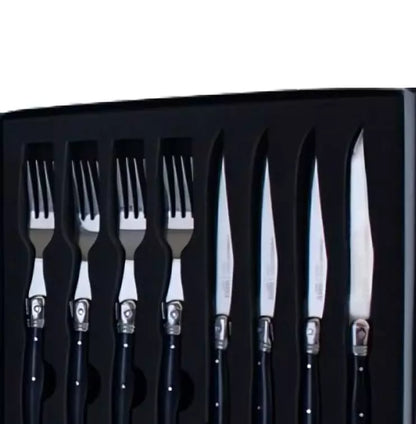 Set cubiertos 8PCS Black Wayu