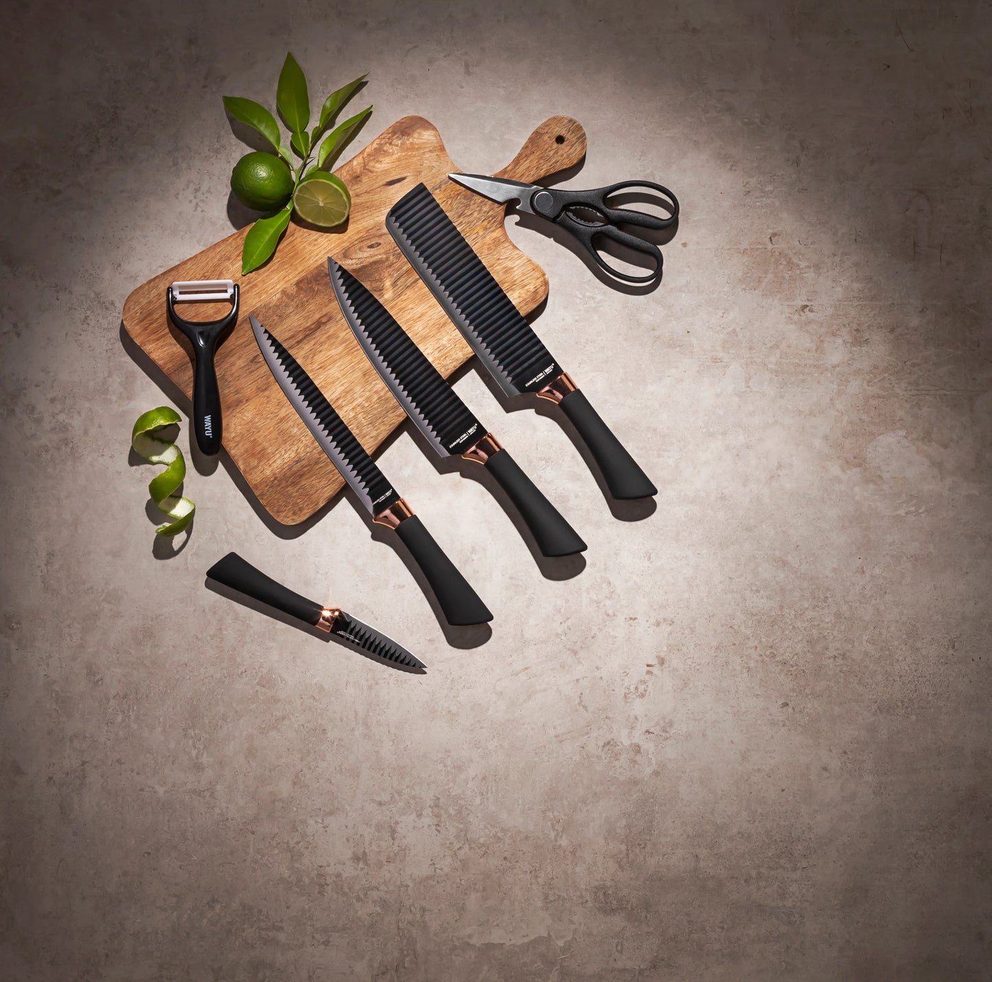 Set Cuchillos Rolling Wayu